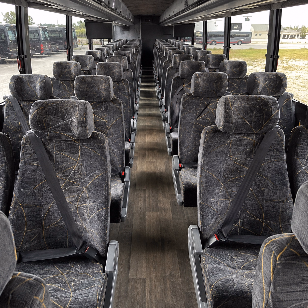 lenexa charter bus inside