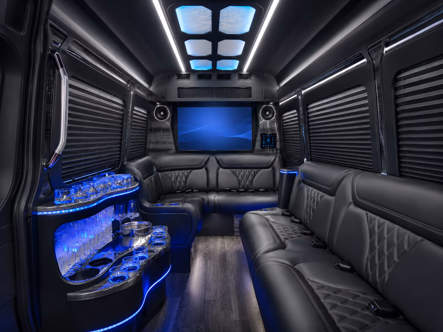 lenexa charter bus interior 2