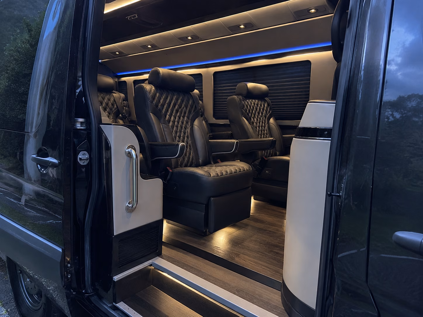 lenexa concert transportation onboard seating