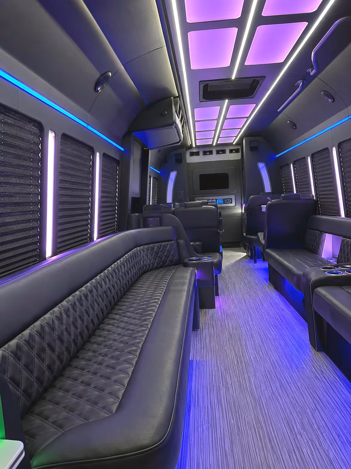 lenexa wedding party bus rental