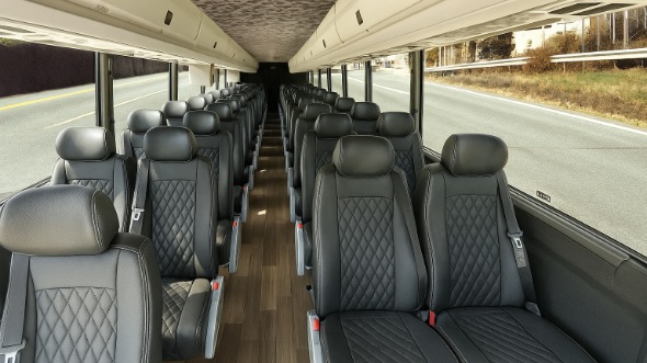 20 passenger minibus interior