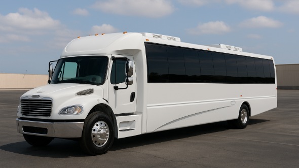 Exterior of Charter Bus Company Overland Park's 25 Passenger Mini bus in Overland Park