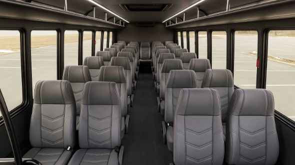 lenexa 15 passenger minibus inside