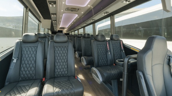 lenexa 20 passenger minibus inside