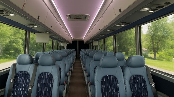 lenexa 30 passenger minibus inside
