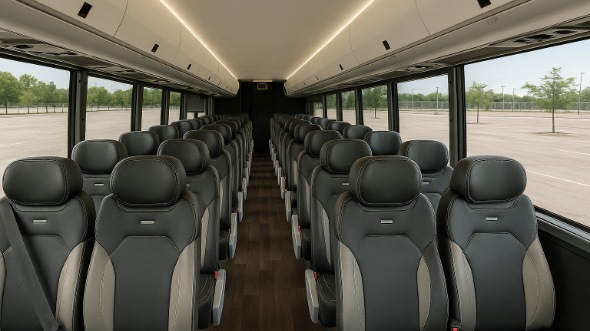 lenexa 35 passenger minibus inside
